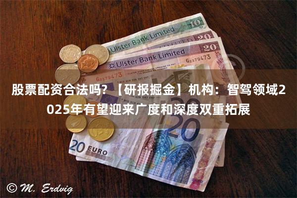 股票配资合法吗? 【研报掘金】机构：智驾领域2025年有望迎来广度和深度双重拓展