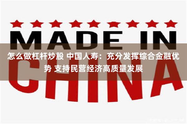 怎么做杠杆炒股 中国人寿：充分发挥综合金融优势 支持民营经济高质量发展
