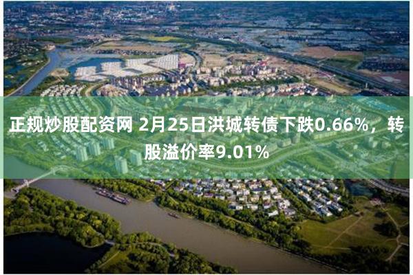 正规炒股配资网 2月25日洪城转债下跌0.66%，转股溢价率9.01%