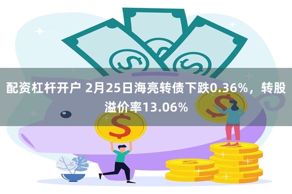 配资杠杆开户 2月25日海亮转债下跌0.36%，转股溢价率13.06%