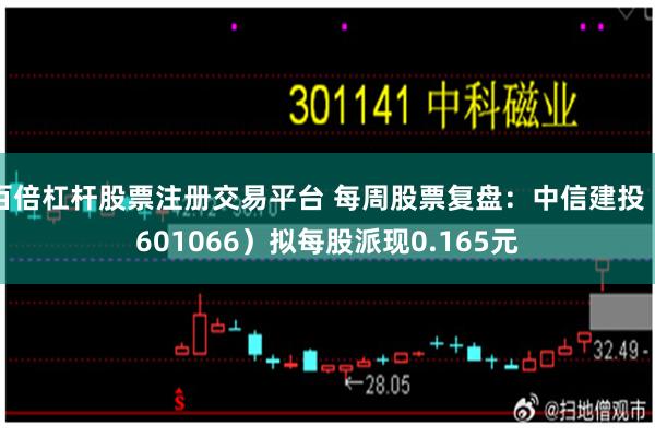百倍杠杆股票注册交易平台 每周股票复盘：中信建投（601066）拟每股派现0.165元