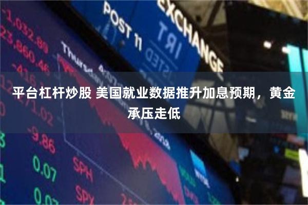 平台杠杆炒股 美国就业数据推升加息预期，黄金承压走低