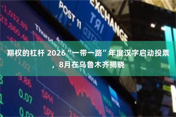 期权的杠杆 2026“一带一路”年度汉字启动投票，8月在乌鲁木齐揭晓
