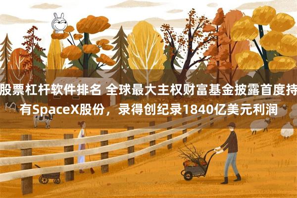 股票杠杆软件排名 全球最大主权财富基金披露首度持有SpaceX股份，录得创纪录1840亿美元利润