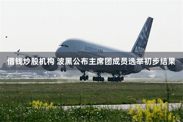 借钱炒股机构 波黑公布主席团成员选举初步结果
