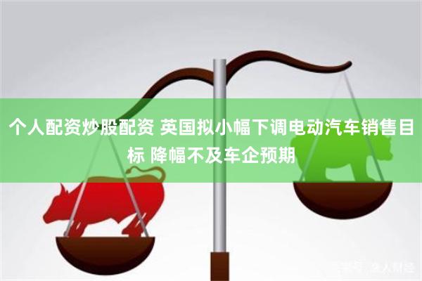 个人配资炒股配资 英国拟小幅下调电动汽车销售目标 降幅不及车企预期